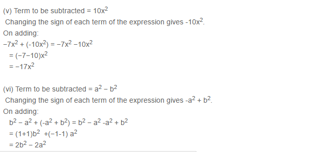 Algebraic Expressions RS Aggarwal Class 6 Maths Solutions Exercise 8C 4.3