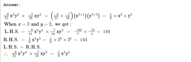 Algebraic Expressions RS Aggarwal Class 7 Maths Solutions Exercise 6B 19.1