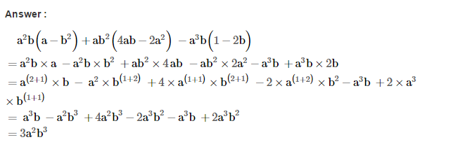 Algebraic Expressions RS Aggarwal Class 7 Maths Solutions Exercise 6C 25.1