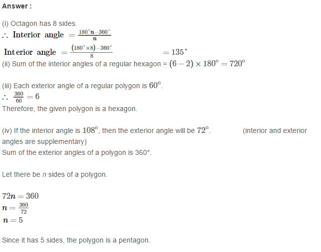 Construction of Quadrilaterals RS Aggarwal Class 8 Maths Solutions CCE Test Paper 16.1