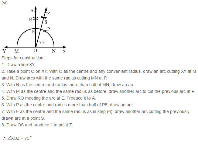 Constructions RS Aggarwal Class 6 Maths Solutions Exercise 14B 4.6
