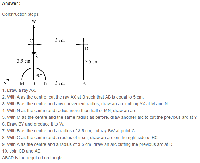 Constructions RS Aggarwal Class 6 Maths Solutions Exercise 14B 5.1
