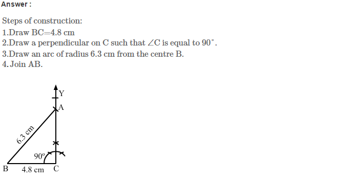 Constructions RS Aggarwal Class 7 Maths Solutions Exercise 17B 11.1