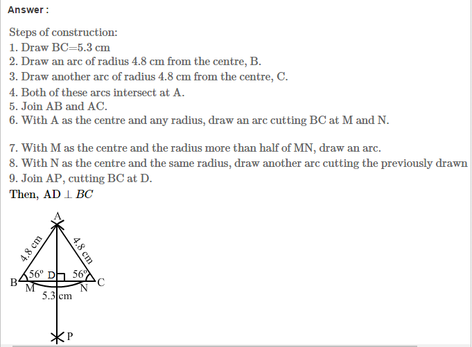 Constructions RS Aggarwal Class 7 Maths Solutions Exercise 17B 4.1