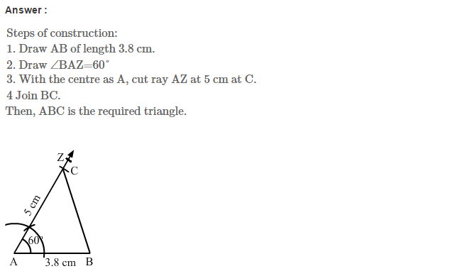 Constructions RS Aggarwal Class 7 Maths Solutions Exercise 17B 5.1