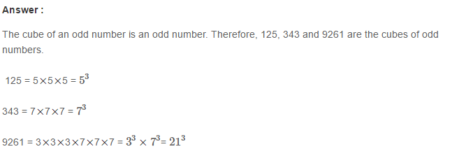 Cubes and Cube Roots RS Aggarwal Class 8 Maths Solutions Ex 4A 6.1