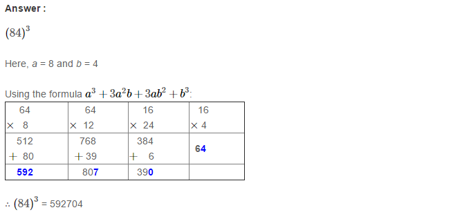 Cubes and Cube Roots RS Aggarwal Class 8 Maths Solutions Ex 4B 4.1