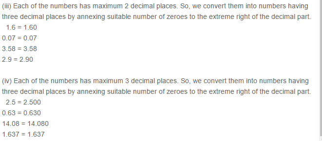 Decimals RS Aggarwal Class 6 Maths Solutions Exercise 7A 5.2