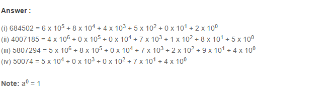 Exponents RS Aggarwal Class 7 Maths Solutions Exercise 5B 3.1