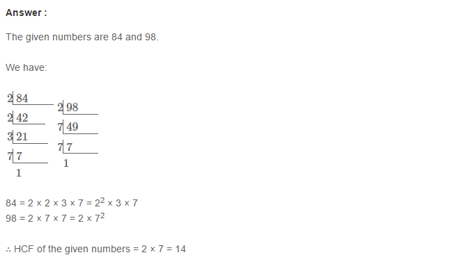 Factors and Multiples RS Aggarwal Class 6 Maths Solutions Ex 2D 1