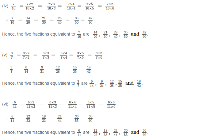 Fraction RS Aggarwal Class 6 Maths Solutions Exercise 5C 1.2