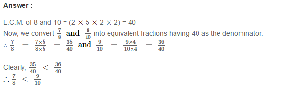 Fraction RS Aggarwal Class 6 Maths Solutions Exercise 5D 16.1