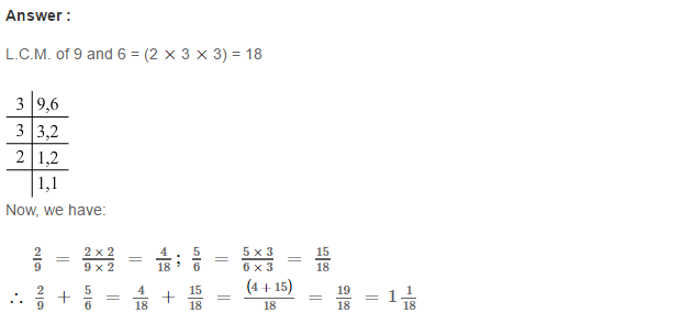 Fraction RS Aggarwal Class 6 Maths Solutions Exercise 5E 4.1