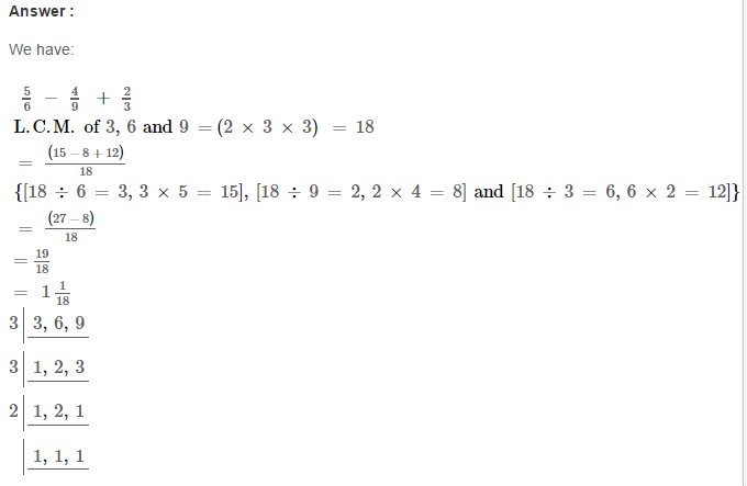 Fraction RS Aggarwal Class 6 Maths Solutions Exercise 5F 13.1