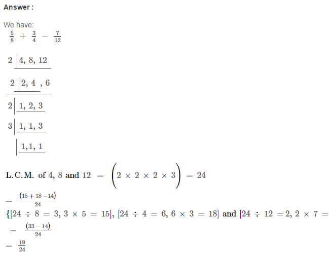 Fraction RS Aggarwal Class 6 Maths Solutions Exercise 5F 14.1