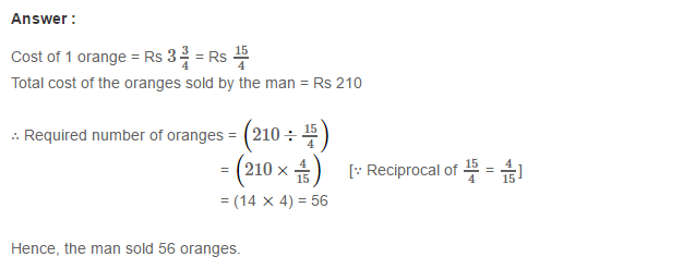 Fractions RS Aggarwal Class 7 Math Solutions Exercise 2C 6.1
