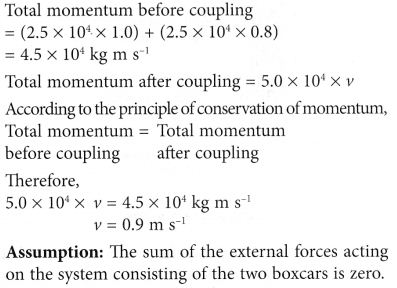 Law of conservation momentum 13