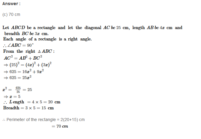 Parallelograms RS Aggarwal Class 8 Maths Solutions Exercise 16B 5.1