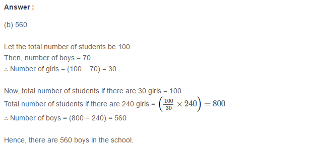 Percentage RS Aggarwal Class 7 Maths Solutions Exercise 10C 18.1