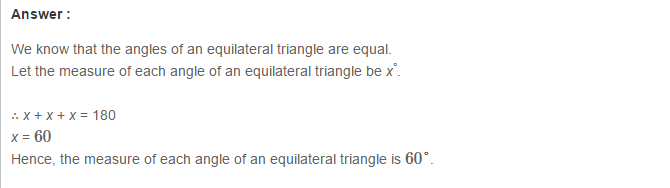 Properties of Triangles RS Aggarwal Class 7 Maths Solutions Exercise 15A 11.1