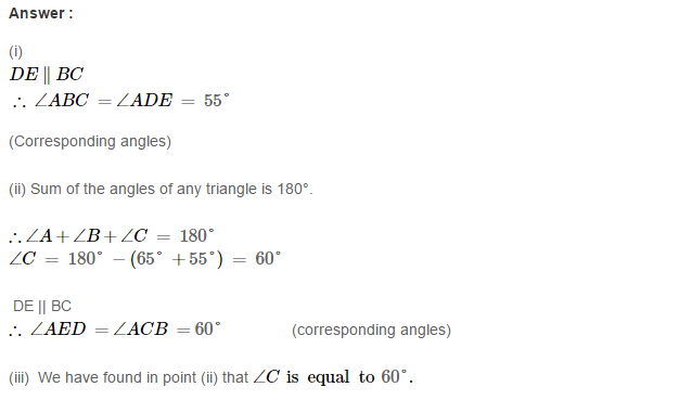 Properties of Triangles RS Aggarwal Class 7 Maths Solutions Exercise 15A 12.1