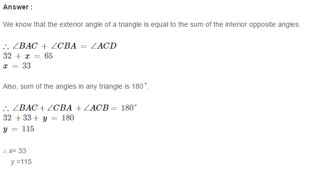 Properties of Triangles RS Aggarwal Class 7 Maths Solutions Exercise 15B 3.1