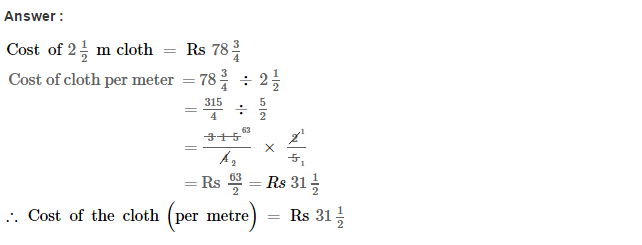 Rational Numbers RS Aggarwal Class 7 Maths Solutions Exercise 4F 13.1