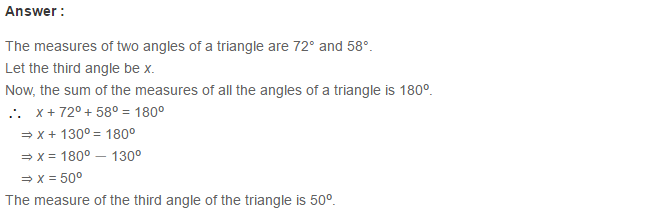 Triangles RS Aggarwal Class 6 Maths Solutions Exercise 16A 2.1