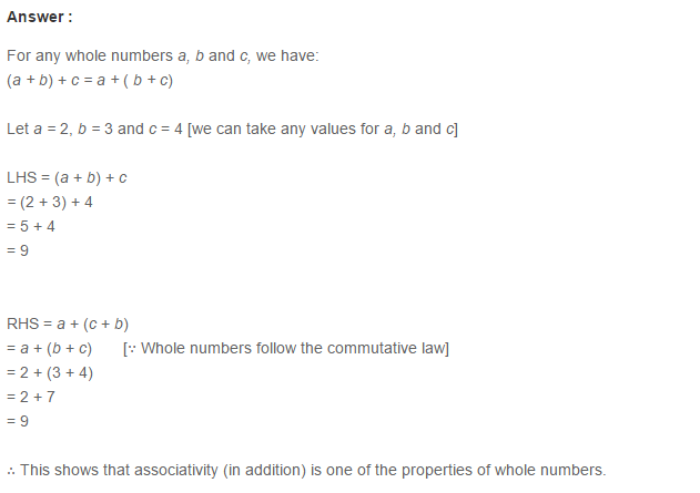 Whole Numbers RS Aggarwal Class 6 Maths Solutions Ex 3B 6.1