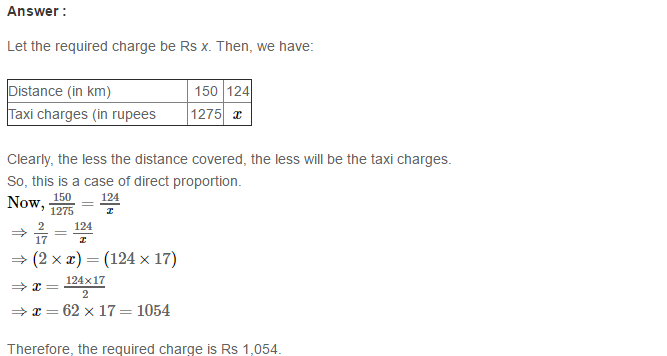 Direct and Inverse Proportions RS Aggarwal Class 8 Maths Solutions Ex 12B 4.1