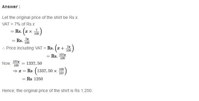 Profit and Loss RS Aggarwal Class 8 Maths Solutions Ex 10C 4.1