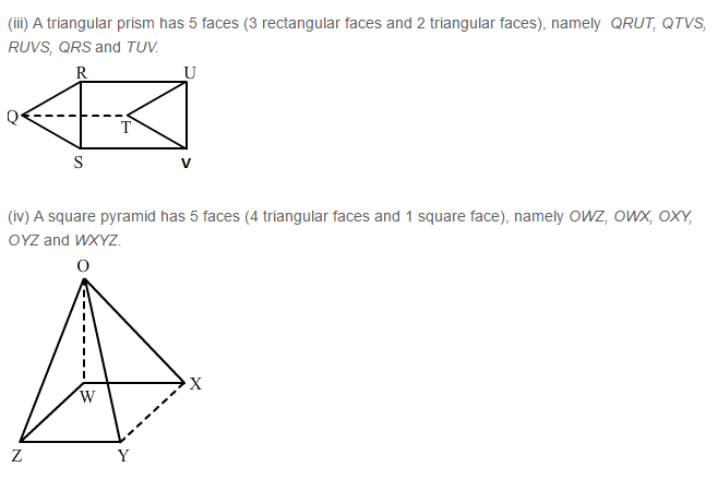 Three Dimensional Shapes RS Aggarwal Class 8 Maths Solutions Ex 19A 1.2