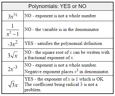 Monomials, Binomials, and Polynomials 5