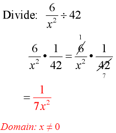 Multiplying and Dividing Algebraic Fractions 10