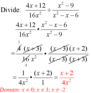 Multiplying and Dividing Algebraic Fractions 11