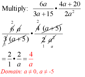 Multiplying and Dividing Algebraic Fractions 3