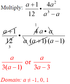 Multiplying and Dividing Algebraic Fractions 5