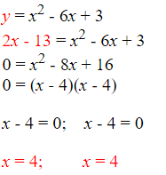 Solving Linear Quadratic Systems Algebraically 4