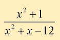 Undefined Algebraic Fractions 4