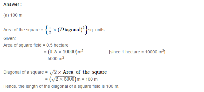 Mensuration RS Aggarwal Class 7 Maths Solutions Exercise 20G 5.1