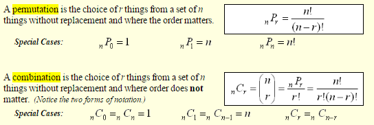 Permutations and Combinations 2