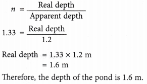 apparent depth and real depth 7