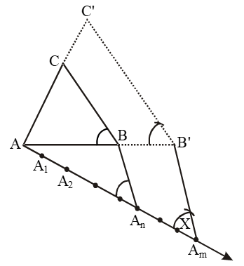 Construction Of Similar Triangle As Per Given Scale Factor 2