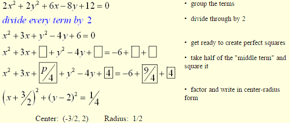Equation of Circles 7