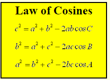 Law of Cosines 3