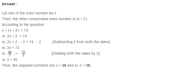 Linear Equation In One Variable RS Aggarwal Class 6 Maths Solutions Ex 9C 1.14