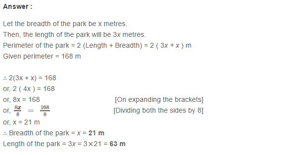 Linear Equation In One Variable RS Aggarwal Class 6 Maths Solutions Ex 9C 1.27