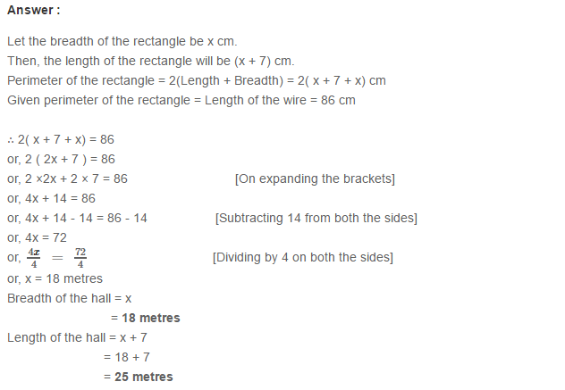 Linear Equation In One Variable RS Aggarwal Class 6 Maths Solutions Ex 9C 1.29