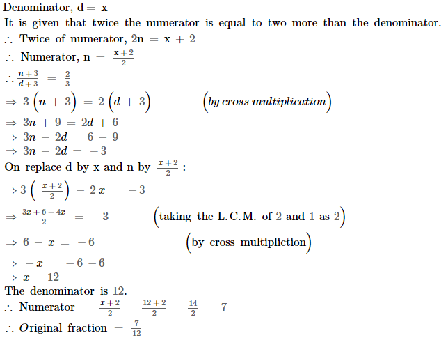 Linear Equations RS Aggarwal Class 8 Maths Solutions Ex 8B 18.1