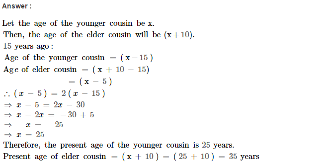 Linear Equations RS Aggarwal Class 8 Maths Solutions Ex 8B 30.1